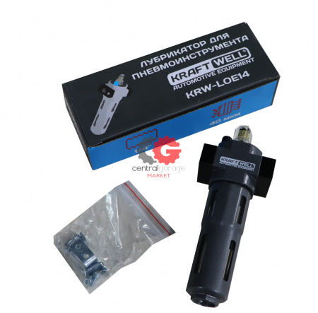 KraftWell KRW-LOE14 Лубрикатор для пневмоинструмента 1/4", PRO