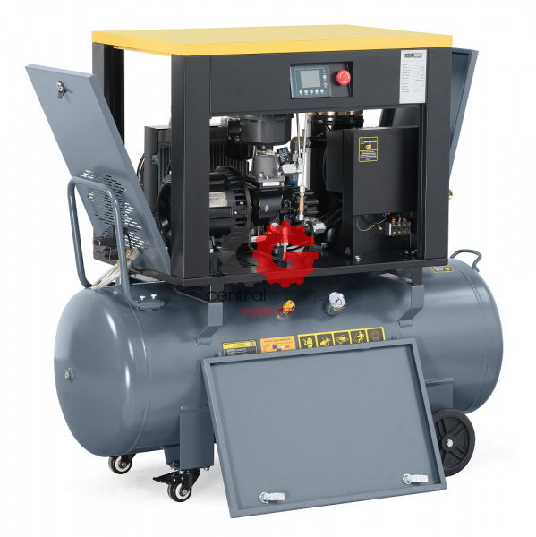 KraftWell KRW-PSC680-200L Компрессор винтовой 680 л/мин, 10 бар, 200 л, 380В