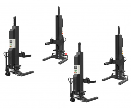 KraftWell KRW6M5.5 Колонны подкатные г/п 4х5 т. электрогидравлические беспроводные