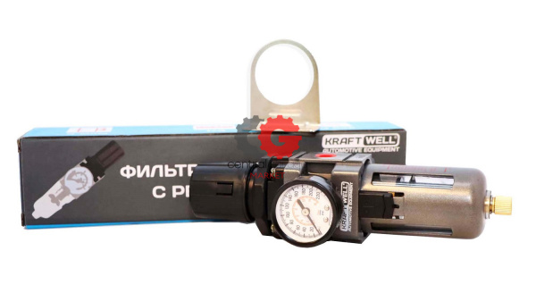KraftWell KRW-FLR14W Фильтр-влагоотделитель с редуктором 1/4", STD