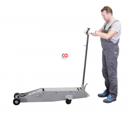 KraftWell KRWFJ10 Домкрат подкатной гидравлический г/п 10000 кг.