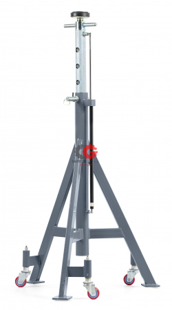 KraftWell KRWJS7.5H Стойка опорная г/п 7,5 т., высота 1,4-2,02 м, с пневмолифтом