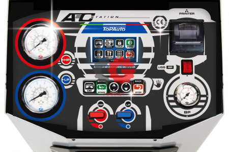 KraftWell RR700Touch Станция автоматическая для заправки автомобильных кондиционеров